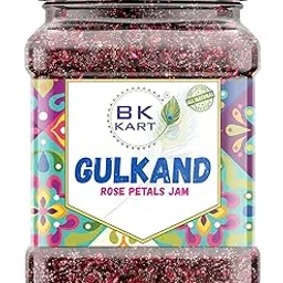 BK KART Gulkand | Natural Rose Petal Preserve | Ayurvedic Digestive | Rich in Antioxidants | Mouth Freshener | Traditional Sweet | (400 Gram)-picture-27