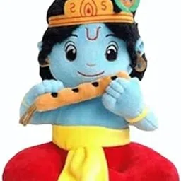 Future Shop Soft Toys for Kids Lord Krishna with Bansuri, Kanha Ji Plush Soft Toys Stuffed for Baby Boy Girl Laddu Gopal, Bal Gopal Gift for Infants, Toddlers & Babies (Size 35 cm)-picture-42