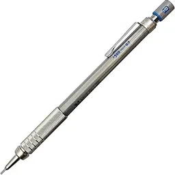 500 0.7 MM HB Mechanical Pencil | Lead Of Grade HB | Mini Interchangeable Eraser With Push Mechanism | Silver Plated Swing Grip | Pack Of 1 | Silver (PG517)-image-54