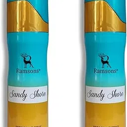 Ramsons - SANDY SHORE Deodorant Spray | 200 ML x 2 | Body Perfume For Women | TN - Mint, Lavender, Bergamot, Mandarin orange | MN - Sea grass, Ginger, Jasmine, Rose | BN - Musk, Sandalwood, Cedar-picture-15