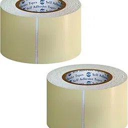 VCR Double Side White Foam Tape - 5 Meters in Length - 72mm / 3" Width - 2 Rolls Per Pack - Multipurpose usage, Best for Mounting, Strong Adhesion for Walls, Crafts work and fixing Furnitures-image-13