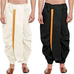 crystal revenue Ready to Wear Mahraj Dhoti for men (Elastic Readymade Dhoti Pant)-picture-32