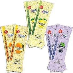 D-Alive Glucose Gel - 15G Of Fast Acting Glucose (Assorted) - 6 Sachets x 15g Each-picture-12