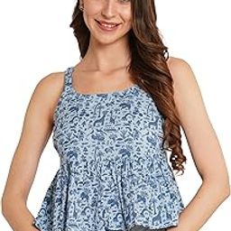 cotland fashions Designer Pre-Shrunk Cotton Peplum Top for Women-picture-59