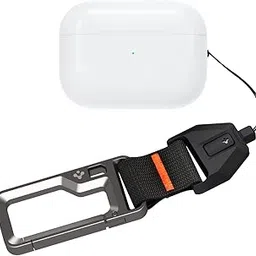 Spigen Zinc Alloy Strap Lanyard Carabinar for Airpods Pro 2 USB-C/Lightening Model(2023/2022) and Universal Lanyard- Black-picture-12