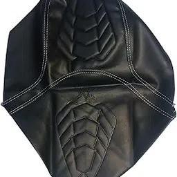 Zombieeast Bike Bs-4 Seats Cushion Seat Cover/Seatcover Seat Gaddi Motorcycle Brown Suitable for All Models Hero Passion Pro-picture-17