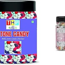 THE HERB PLANET Rock Candy + Marshmallow Combo | 200g Each | Jar Treat Gift Pack-picture-10