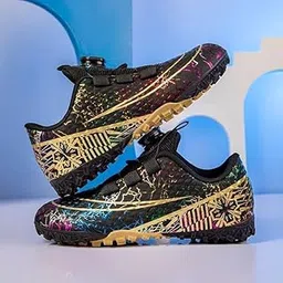 Kids Soccer Cleats: Non-Slip Indoor/Outdoor Training Football Boots with Rotary Buckle for Boys & Girls-picture-50