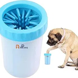 RvPaws 2-in-1 Portable Dog Paw Cleaner and Washer Cup - Silicone Pet Cleaning Brush for Large Dogs, Muddy Paws - Pet Gift for Dog Owners (Large)-picture-13