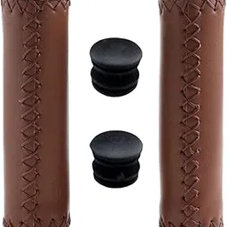 LOOM TREE 1 Pair Bike Handlebar Grips Tube Shockproof PU Leather for Bike Outdoor | Handlebar Grips Tape & Pads | Bicycle Components & Parts | Cycling-image-92