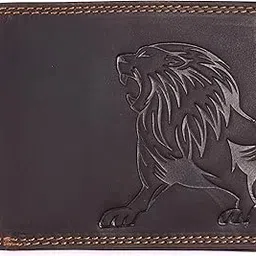 leder boat Wallet for Men Stylish | Wallets for Man | Gents Purse | 6 Card Slots, ID Window & Coin Pocket | Purse for Men | Gift for him (Brown) (Grey)-picture-29