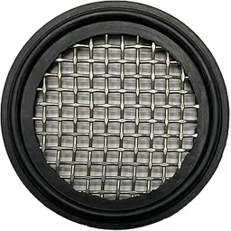 DR-COMPONENT 1.5" Sanitary Tri-Clamp Gaskets (Pack of 2), Bonded Type Screen Mesh #8 Gaskets, Black EPDM-picture-16
