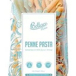Bellaa Pastaa 100% Durum Wheat Penne Pasta | High Protein & No Maida | Non-Sticky & Firm Texture | Healthy Vegetarian Pasta for Red, White & Pink Sauces | 500g Pack-picture-64