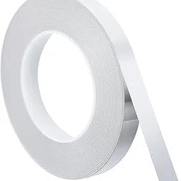 ONEHOME Silver Tape (2CM x 5M) - Self-Adhesive Tiles Gap Foil Line Border Tape| Mirror Finish| DIY Craft| Decorative Floor Sealing Strip, Seam Sticker, Silver Patti for Home, Wall, Ceiling & Cabinet.-image-23