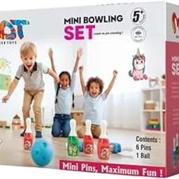 Mini Bowling Game Set for Kids, Indoor Family Fun, Mad Over Toys | Made in India-picture-29