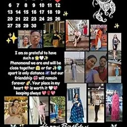 BKS Craft Customised Collage Photo Frame – Personalized A4 Size Digital Reprint Gift | Custom Photo Frame for Birthday, Love, Friendship & Family | Personalized Wall Décor & Memory Keepsake (Design-5)-image-20