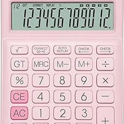 Bambalio 12 Digits BL-350 Baby Pink Electronic Calculator 3 Years Warranty.-picture-63