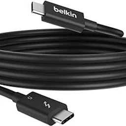 Belkin Thunderbolt 5 Cable USB-C USB4 120Gbps 240W High Speed Data Transfer Supports 4K/540Hz Heavy Duty for iPhone 16/MacBook/iPad Pro/iMac/Windows | USB-IF Certified | 1M Black-picture-13