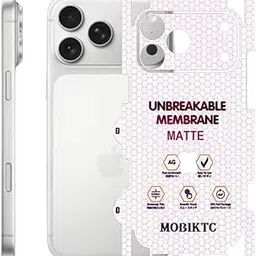 MOBIKTC Primiume Back Matte Screen Protector for iPhone 17 Pro Max | Anti Fingerprint, Soft Film, Anti-Scratch,[Matte Back] Screen Guard-picture-38