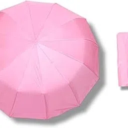 sarvah Sakha 3-Fold Unisex Windproof Umbrella with 24 Keels | Auto Open & Close | UV Protection | 106 cm Diameter | Sturdy & Compact for Heavy Rain & Wind image 1