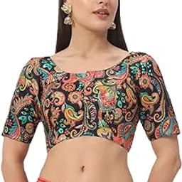 abhisa Multi Color Art Silk Women's Blouse-picture-35