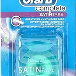Oral-B Statin Tape Dental Floss 25m (6 Units) by Oral-B Satin Tape Mint image 1