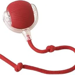 HIK FASHION Interactive Electric Automatic Rolling Moving Rechargeable Self Play Stimulation Toy for Cats and Small Dogs - Smart Pet Chase Ball with Speedy Tail Rope for Indoor Multicolour image 1