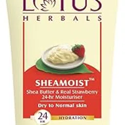 Lotus Herbals Sheamoist Shea Butter And Real Strawberry 24 Hour Moisturiser, 120G-picture-53