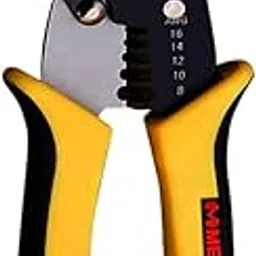 Meshiv Multi-Purpose Wire Stripper, Cable Cutter & Crimping Tool | Insulation Stripper for Copper & Aluminum Wires | Heavy Duty Electrician Tool for Cutting, Crimping, Bending & Stripping (Yellow)-picture-19