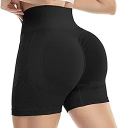 Kaththai Gym Push Up Seamless Sports Yoga Short Fitness Workout Shapeware Butt Lift Stretchy Shorts for Women (Free Size) (S,M,L,XL,2XL)-picture-54