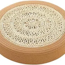 MYADDICTION Round Tatami Floor Cushion Japanese Style for Patio Indoor Outdoor Khaki-picture-27
