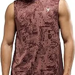 technosport Men's Slim Fit Jacquard Crew Neck Sports Vest with Double Cool, Quick Dry for Sports, Gym & Regular use-picture-28