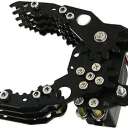 CLUB BOLLYWOOD® G6 DIY Metal Robotic Robot Mechanical Standard Claw Gripper Arduino Black| Other Electronic Components| Other Electronic Components| Other Electronic Components|1 Piece Robot Gripper-image-52