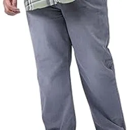 hardsoda by The Indian Garage Co Men Plus Size Vintage Straight Fit Solid Mid-Rise Stretchable Jeans-picture-30