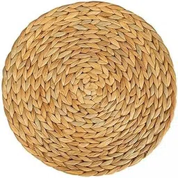 4xWoven Placemats Heat Resistant Pads Dishes Indoor Coffee Cup Round Table Mat 30cm-picture-10