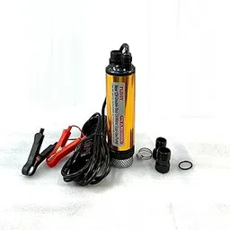 Flojoy 12v 165W 52MM, Submersible Diesel,Oil Water Transfer Mini Portable Pump with Filter for Refiling Cans Automotive Farm & Marina Use, Lift 7-9Mtr Flow 40-60 L/min with 3 Outlet Nozzle-picture-13