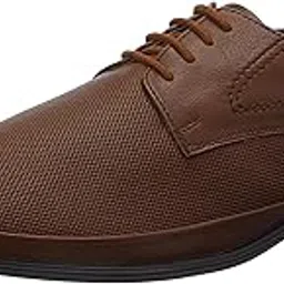 blue leather by centrino Genuine Leather Lace-up Men's Derby Shoe|Stylish with Soft Cushioned Insole |Trendy Lace-Up Design|Durable Leather with Anti-Skid Sole|Perfect for Business Wedding (3926) image 1