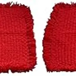 CRM TRADERS Woolen Puja Aasan Mat for Prayers - Handmade Decorative Pooja Mat 20 x 22 inch -Pack of (2)-(Red)-image-61