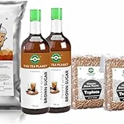 The Tea Planet Chai Latte Tiger Series/Brown Sugar Milk Tea Starter Kits - 65 Servings(Approx.) -350ML Per Kit-image-90