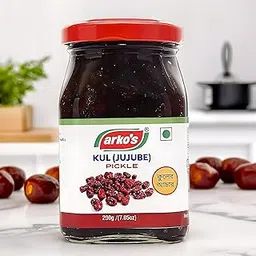 Arkos Homemade Indian Traditional Bengali Kul Pickle | Ber ka Achar | Jujube Pickle | 200gm, | Oil Free Pickle,Hot, Tangy, Sour, & Spicy Kul (Ber, Jujube, Regi Pandu) ka achar-picture-11