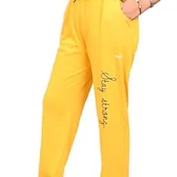 sk wardrobe Women’s Cotton Lounge Pants | Pyjama Bottom with Side Print | Comfortable Sleepwear & Casual Wear for Women-picture-43