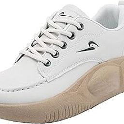 calandis ™ Women Casual Sneakers Fashion Height Increase Nonslip for Hiker Hiking 37 Beige | Athletic | Womens Shoes-picture-6