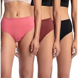 Women's Super Soft Cotton Blend Hipster Panties – Mid Waist, Anti-Bacterial, Daily Use Underwear with Concealed Waistband | Full Coverage Panty for Girls & Ladies-image-76