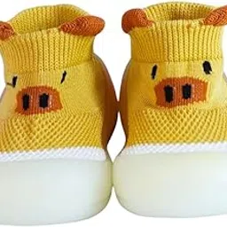 moon mama Cute Walk Slip on Socks Shoes, Cotton Slip-On Shoes, Silicone Sole Shoes, Soft Cotton for Comfort & Safety-picture-20
