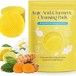 Roxique Turmeric Cleansing Pads for Dark Spots & Skin Brightening – Vitamin C, Vitamin B5, Chamomile – Foaming Exfoliating Pads for Face – Removes Dirt, Oil & Dead Skin [ PACK OF 1 ]-picture-42