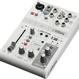 YAMAHA AG03MK2 Live Streaming Mixer - AG03MK2 W image 1
