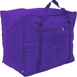 Kuber Industries Parachute 1 Piece Big Underbed Moisture Proof Storage Bag with Zippered Closure and Handle, Royal Blue -CTKTC6326-picture-18