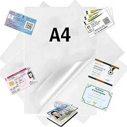 Kosh Korean (A4 Size) Lamination Pouch Clear Glossy Thermal Transparent Waterproof 100 Sheets (Home & Office) 125 Microns image 1