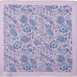 the tie hub Blue Floral In Lavender Pocket Square For Men-picture-23