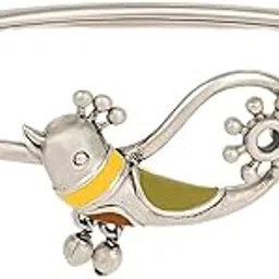 dulcett India Bracelet For Women | Silver Color Meenakari Adjustable Kada for Girls | Silver Replica Bangle/Jwellery| Valentine's Day/Anniversary/Birthday For Girlfriend/Wife/Mother-picture-50